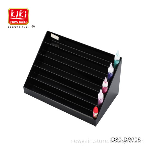 Nail art pen holder display shelf . NAIL GEL DISPLAY SHELF